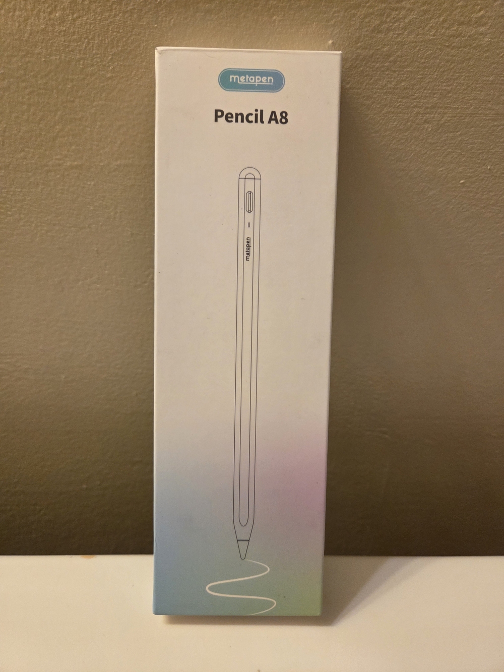 Metapen Pencil A8 Stylus for iPad White Active Digital Pen with Tilt Function